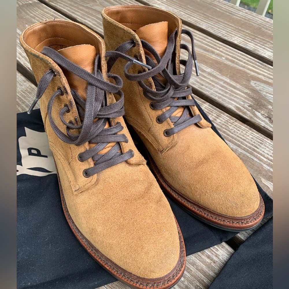 Parkhurst “The Allen-Dune Roughout” Boots 9.5D CF Stead Leather Dainite Sole